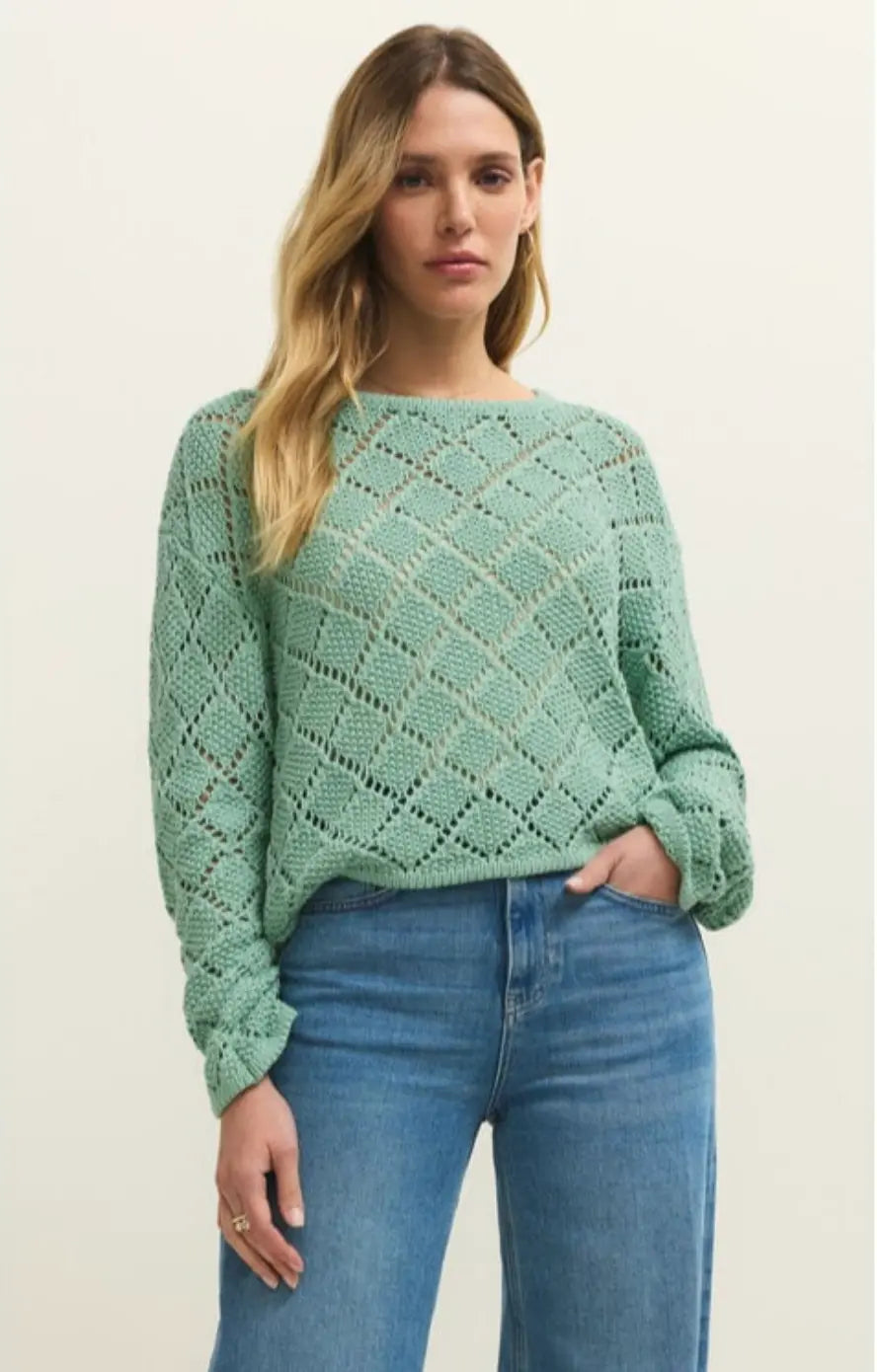 Hullen Crochet Sweater Z Supply