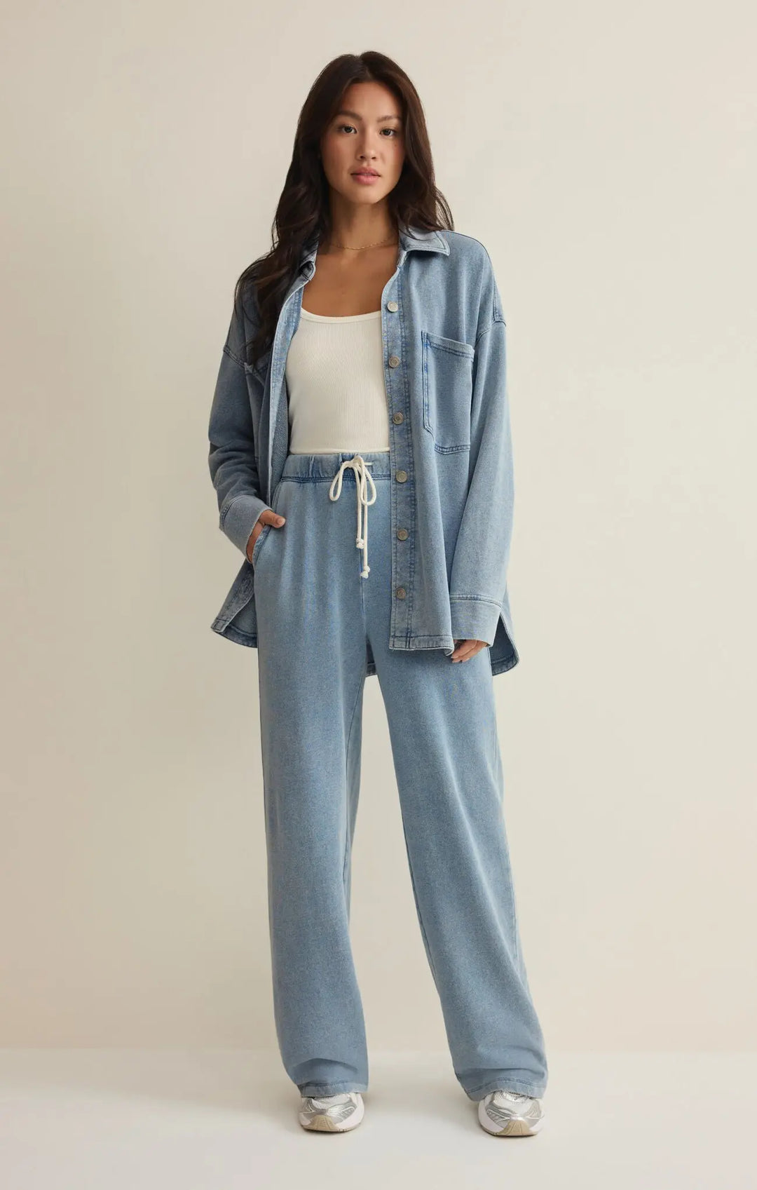 Hunter Knit Denim Pant Z Supply