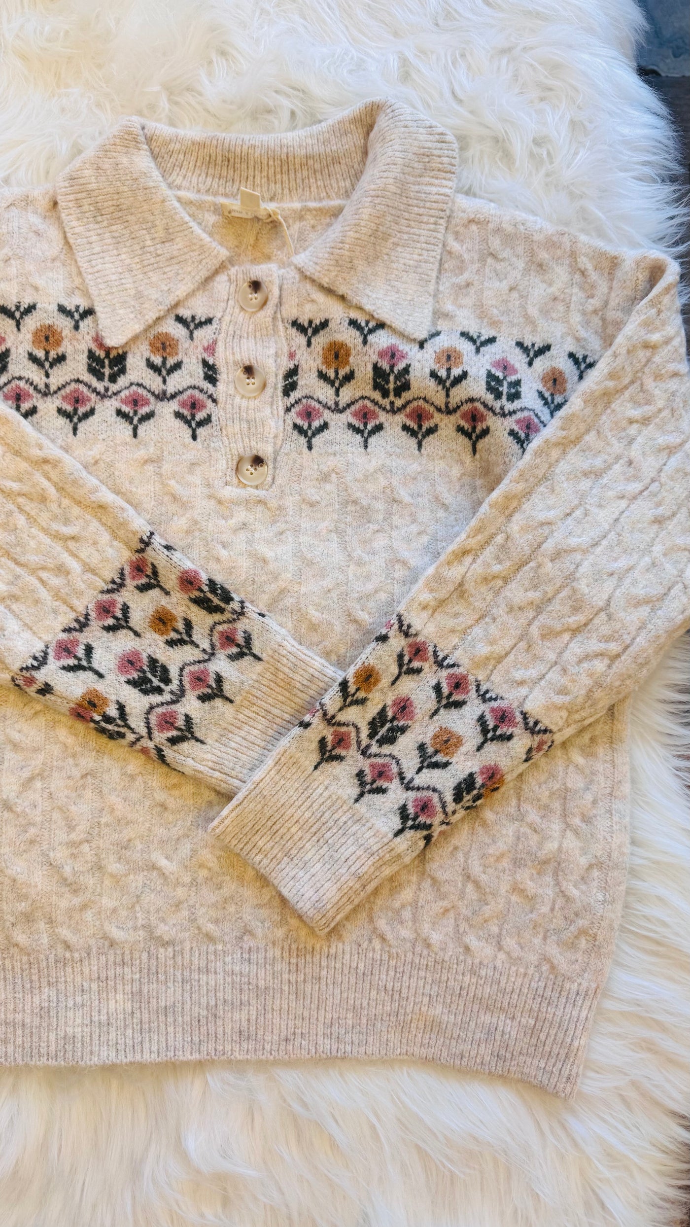 Kendall Floral Sweater