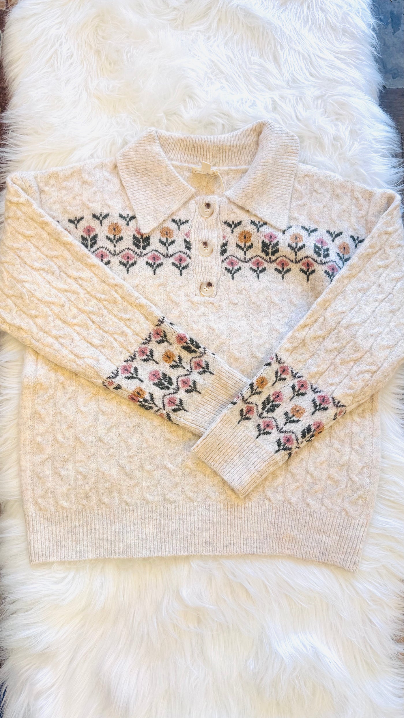 Kendall Floral Sweater