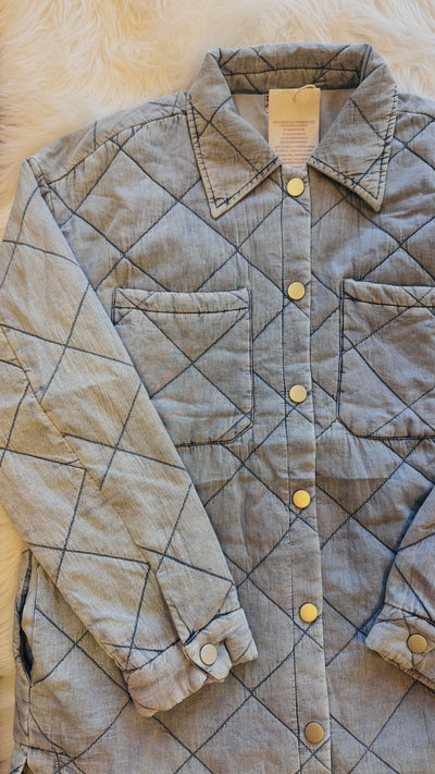 Drake Quilted Denim Jacket