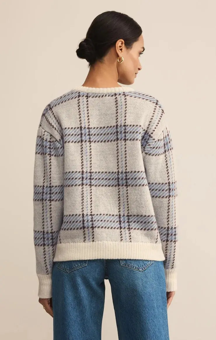 Junction Plaid Sweater - Beloved Boutique