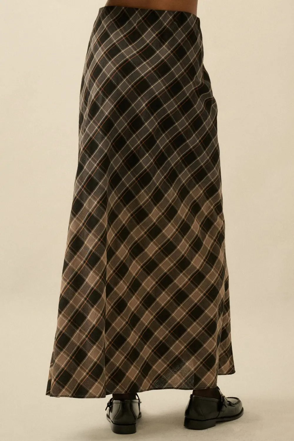 Knox Ombre Plaid Skirt Promesa