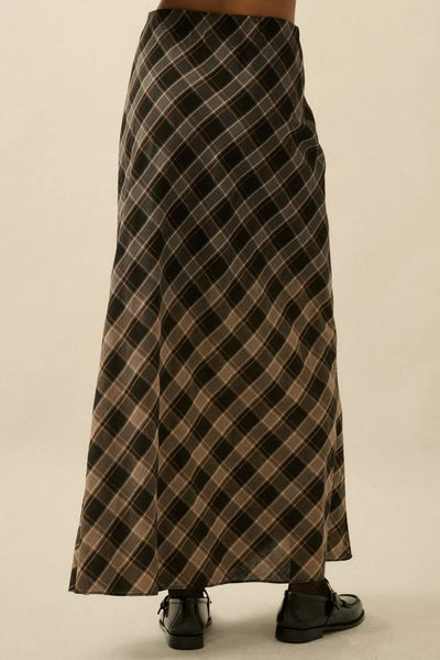 Knox Ombre Plaid Skirt Promesa