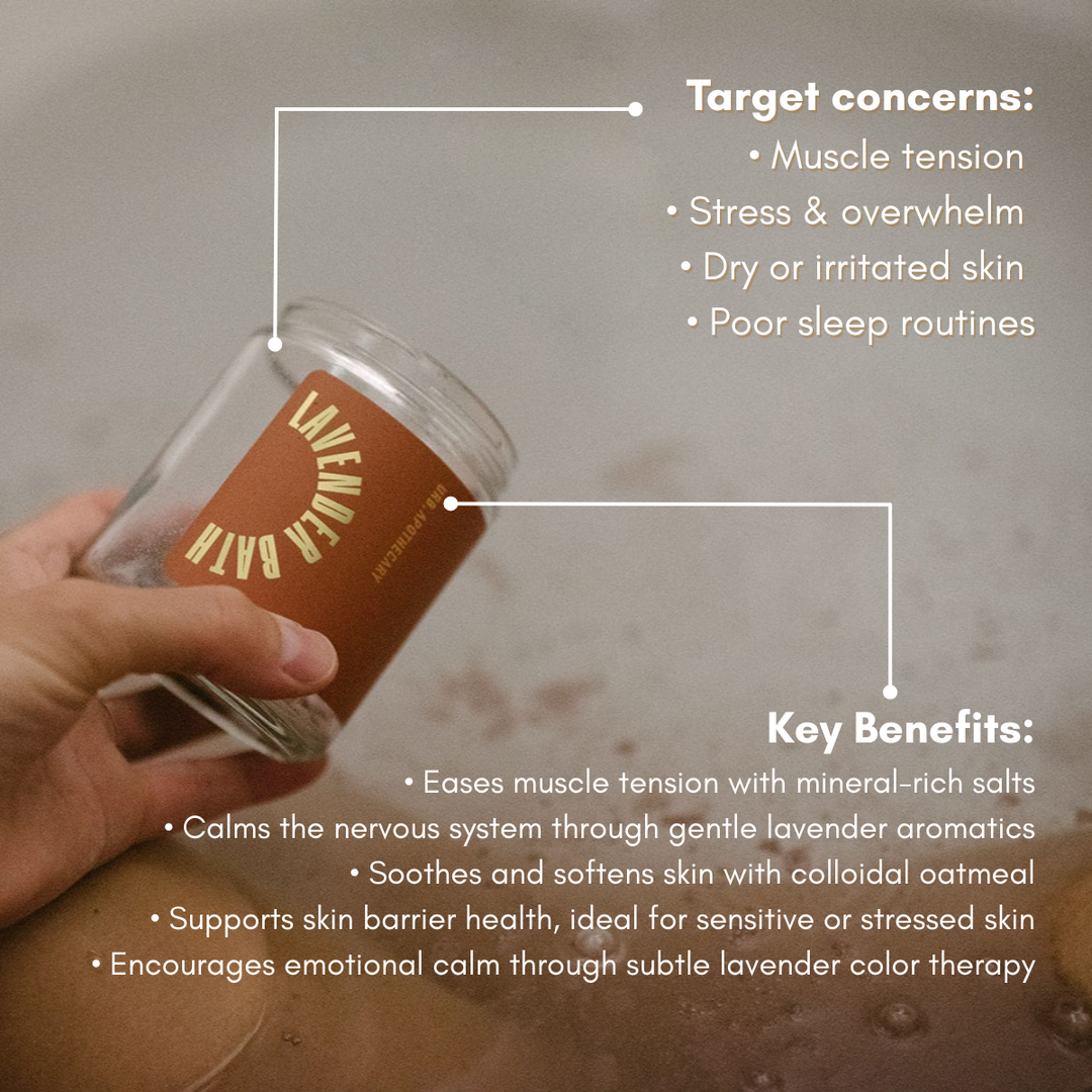 Lavender Bath – Biodegradable, Relaxing, Mineral, 10-oz - Beloved Boutique 