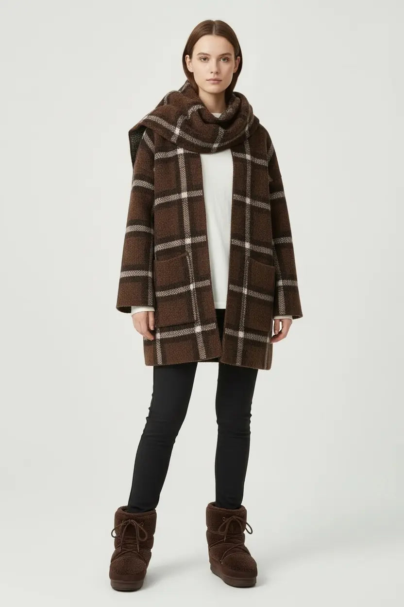 Liora Knit Coat - Beloved Boutique 