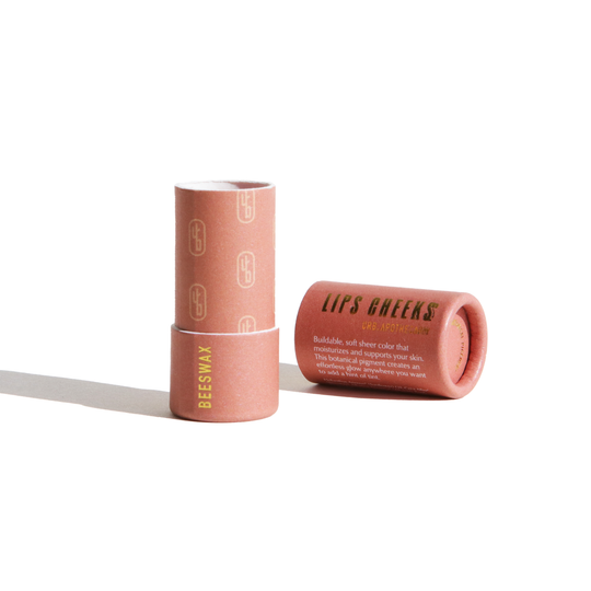 Lips Cheeks Tint - Biodegradable Tube, Beeswax - Beloved Boutique 