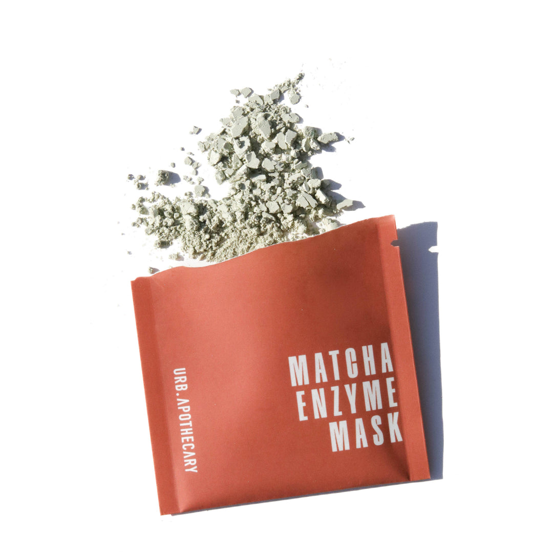 Matcha Enzyme Mask Packet - Biodegradable Packet - Beloved Boutique 