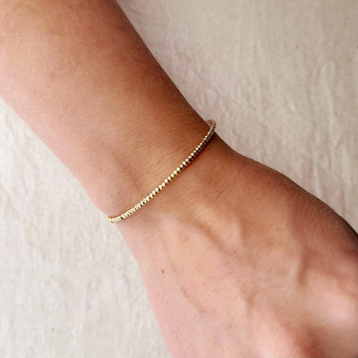 Mini Beaded Cuff Bracelet GoldFi