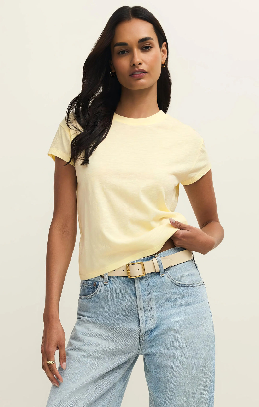 Modern Slub Tee - Beloved Boutique 