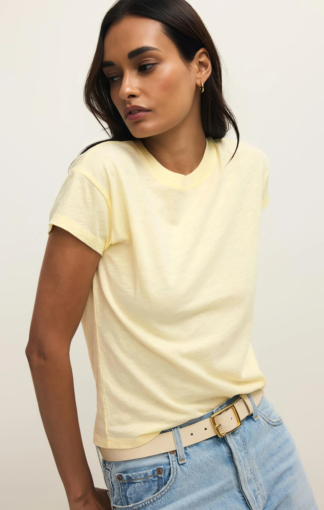 Modern Slub Tee - Beloved Boutique 