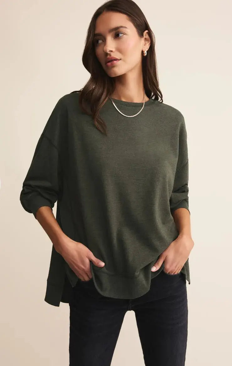 Modern Weekender Top - Beloved Boutique
