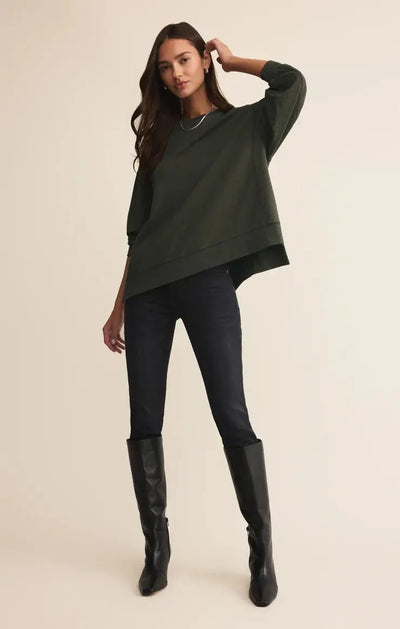 Modern Weekender Top - Beloved Boutique