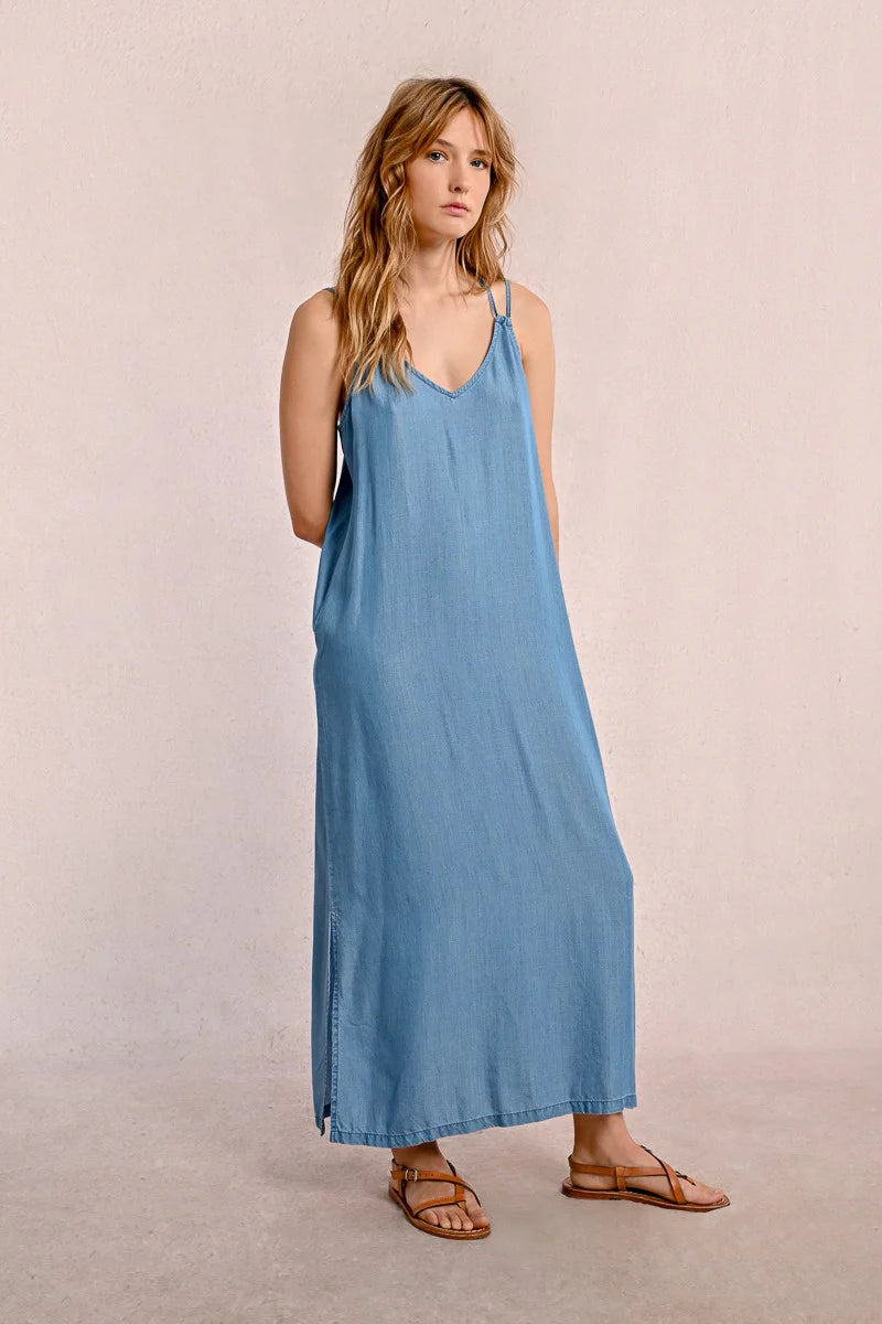 Oceans Woven Denim Dress MOLLY BRACKEN