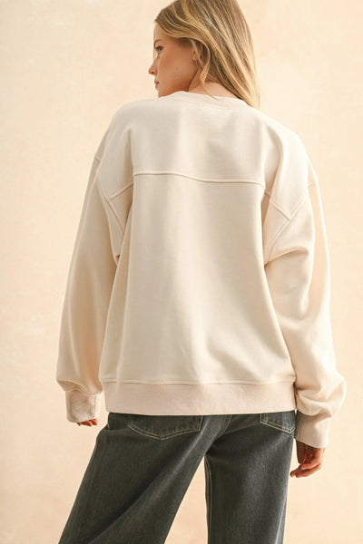 Paris Patch Sweatshirt - Beloved Boutique
