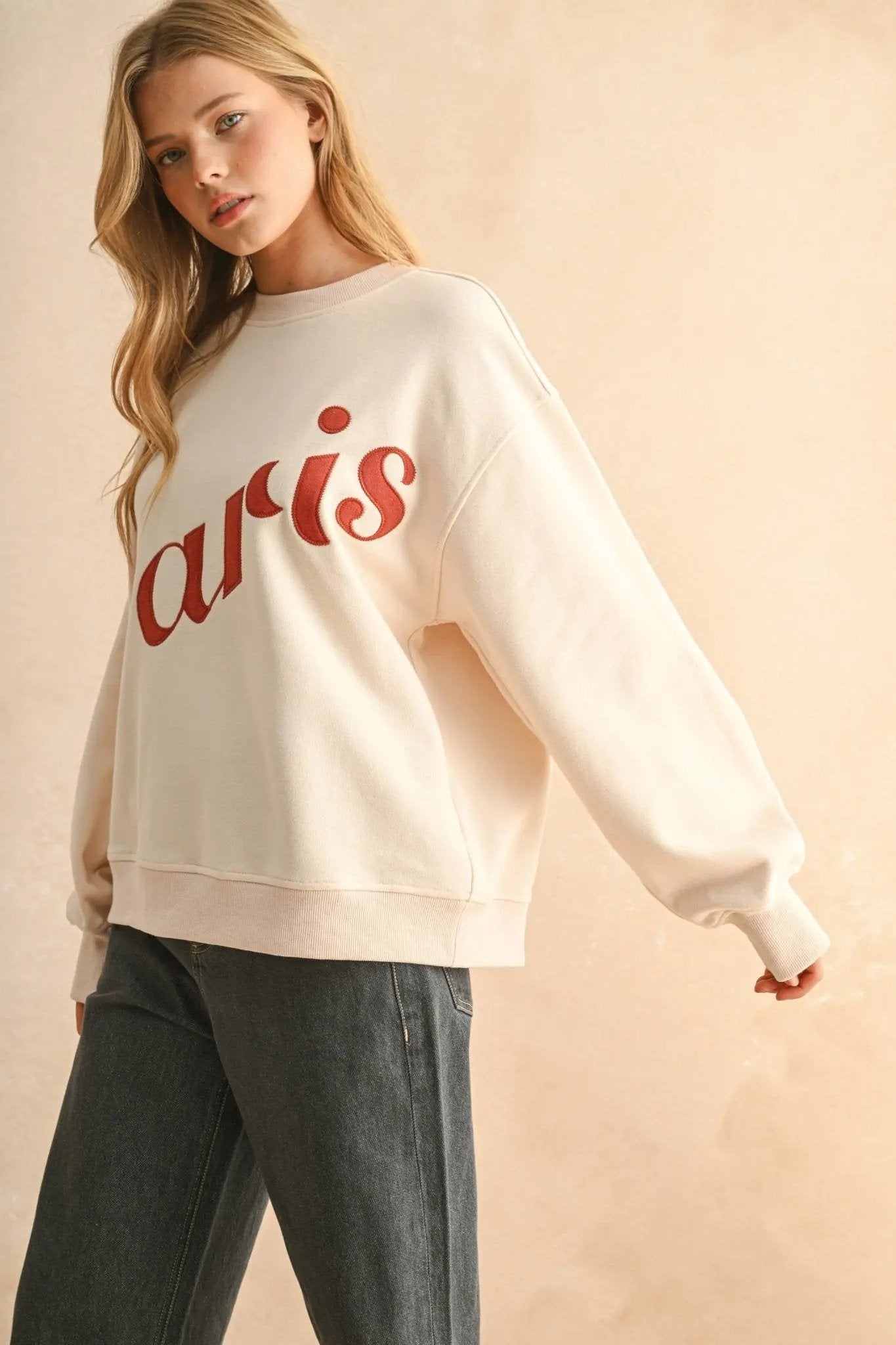 Paris Patch Sweatshirt - Beloved Boutique