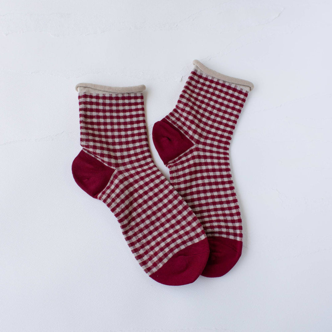 Picnic Mid Crew Socks - Beloved Boutique 