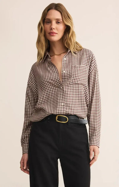 River Plaid Button Up - Beloved Boutique