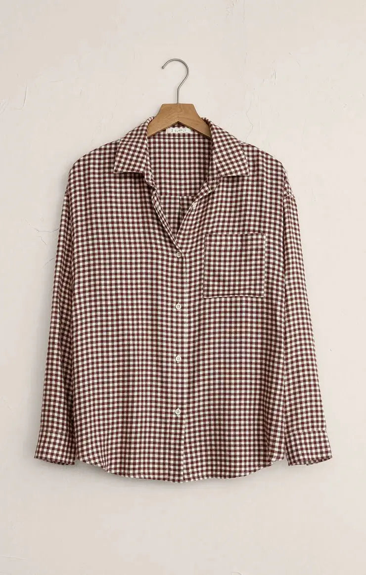 River Plaid Button Up - Beloved Boutique