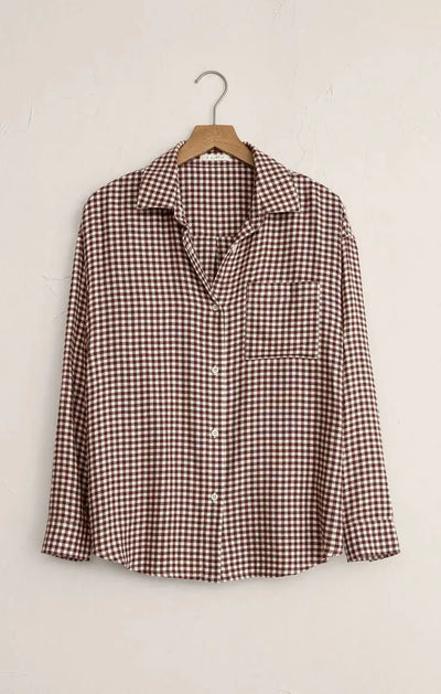 River Plaid Button Up - Beloved Boutique
