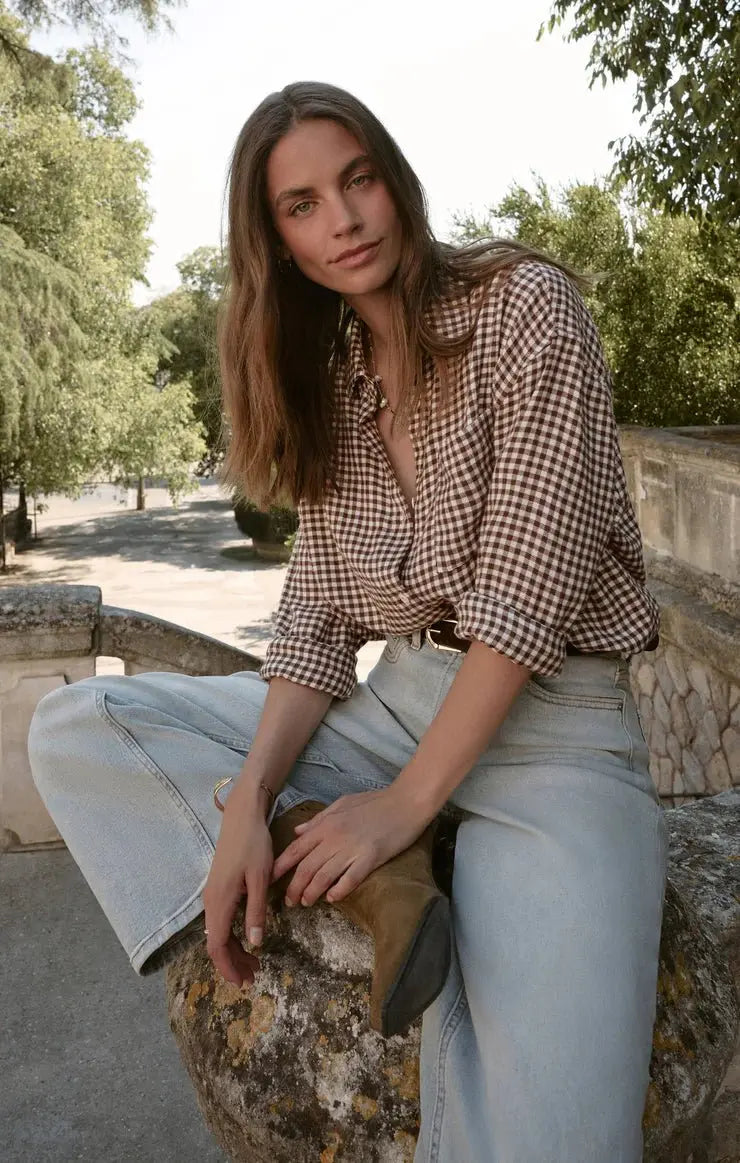 River Plaid Button Up - Beloved Boutique