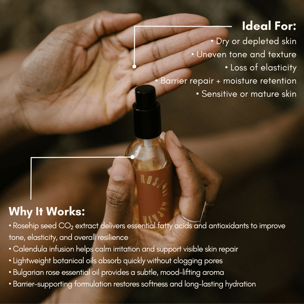 Rosehip Repair Face + Body Oil – Healing & Nourishing - Beloved Boutique 