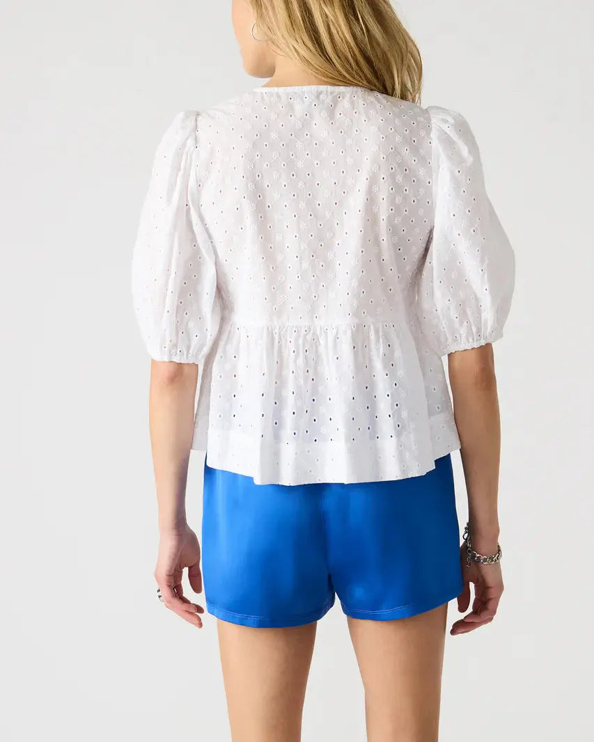 Paula Eyelet Top Steve Madden