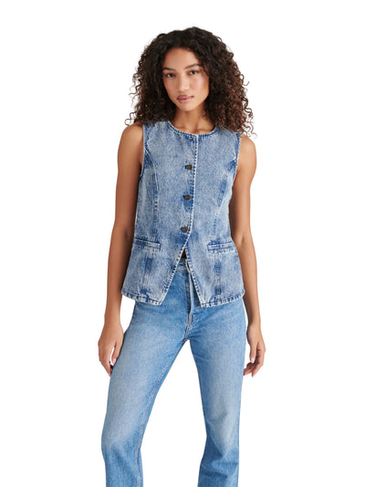 Wesley Denim Vest Top Steve Madden