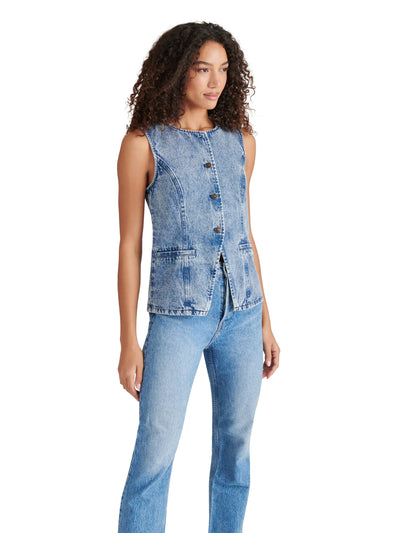 Wesley Denim Vest Top Steve Madden