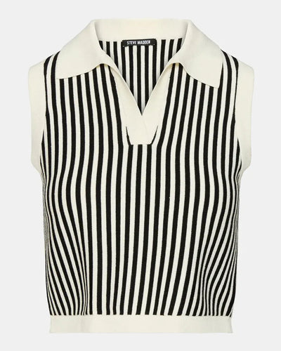 Amery Cropped Knit Sweater Vest Steve Madden