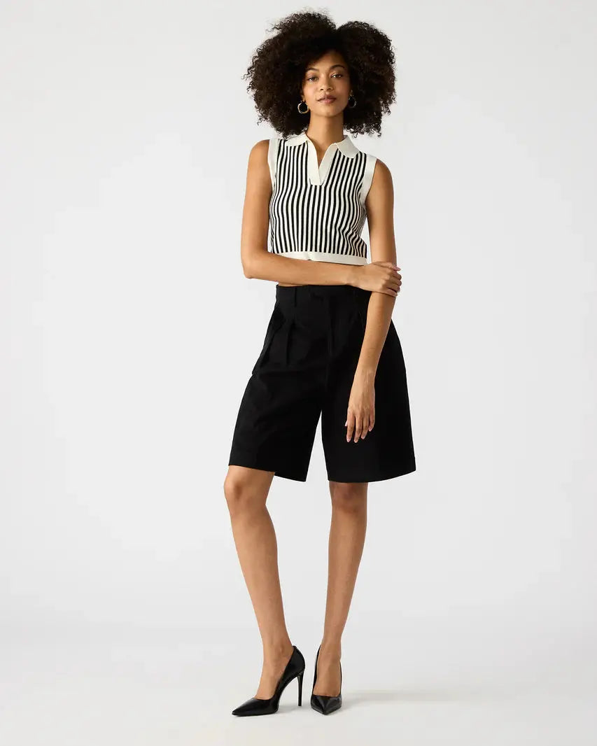 Amery Cropped Knit Sweater Vest Steve Madden