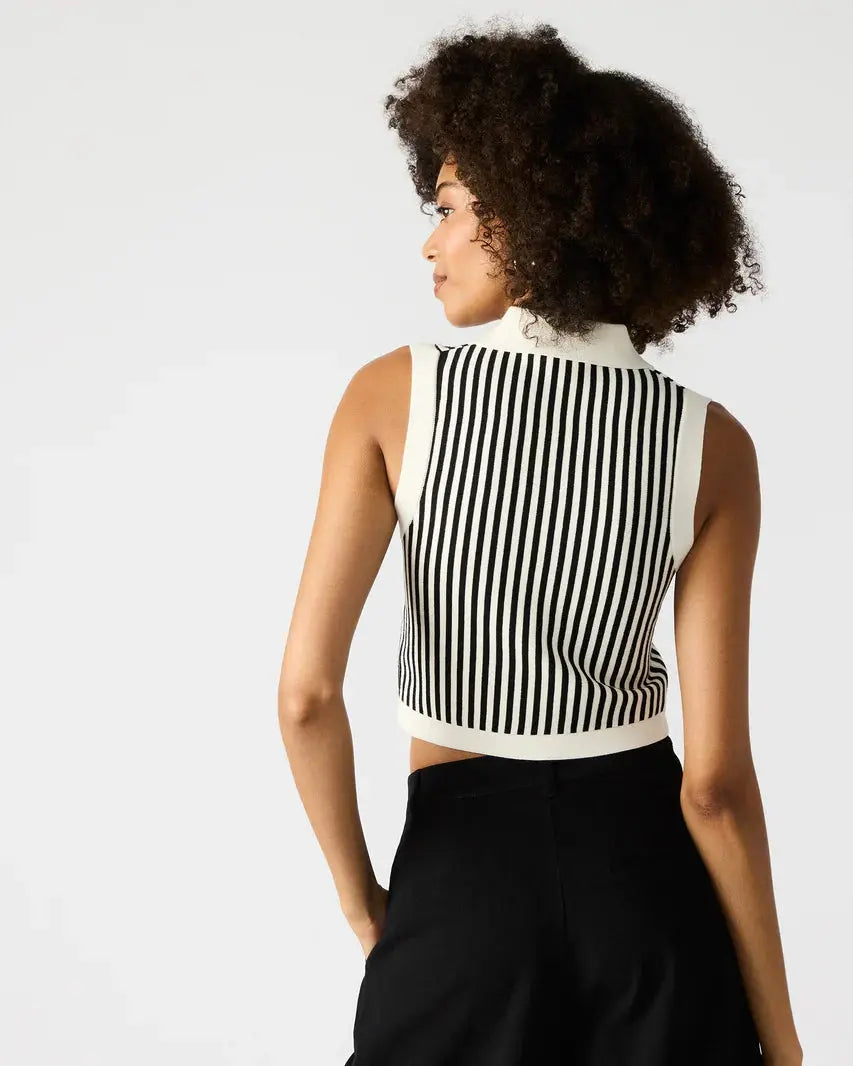 Amery Cropped Knit Sweater Vest Steve Madden