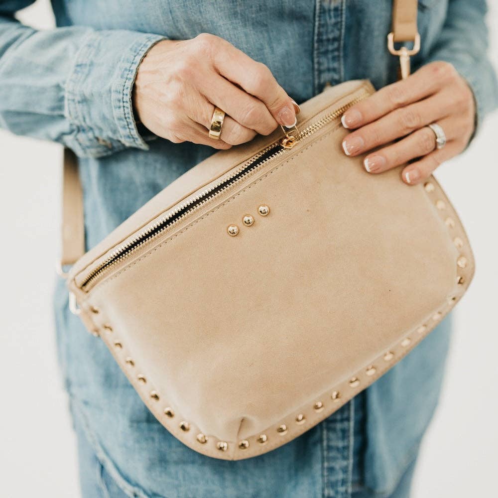 Sabrina Studded Suede Bum Bag - Beloved Boutique 