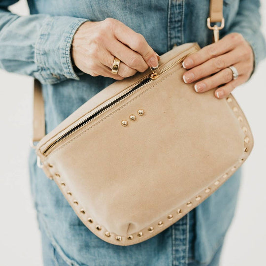 Sabrina Studded Suede Bum Bag - Beloved Boutique 