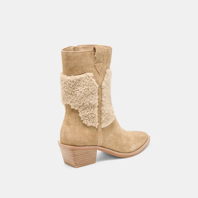 Salil Plush Suede Boot - Beloved Boutique