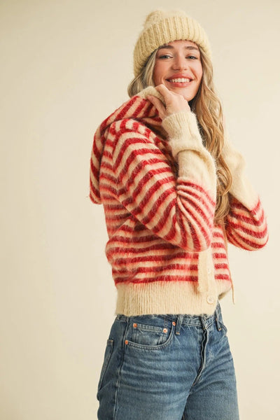 Sammy Hoodie Cardigan - Beloved Boutique