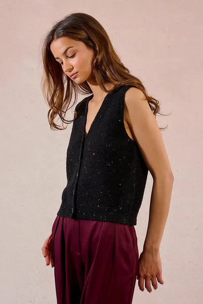 Scout Sleeveless Cardigan - Beloved Boutique