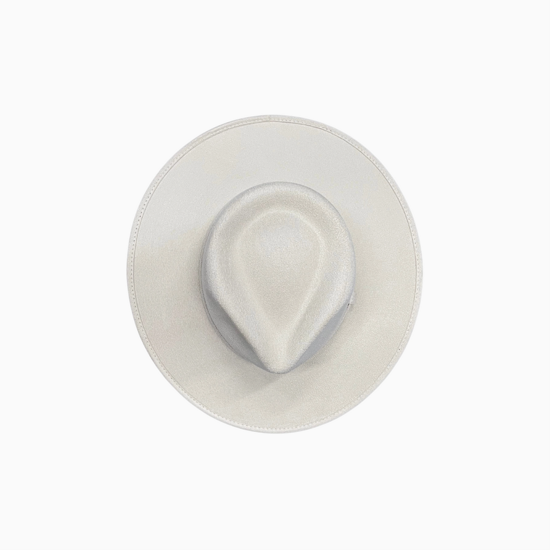 Vegan Suede Tear Drop Hat