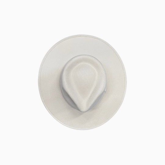 Vegan Suede Tear Drop Hat