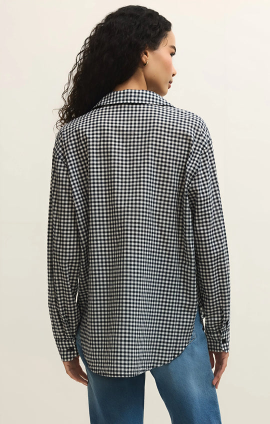Seaport Button Up Top - Beloved Boutique 