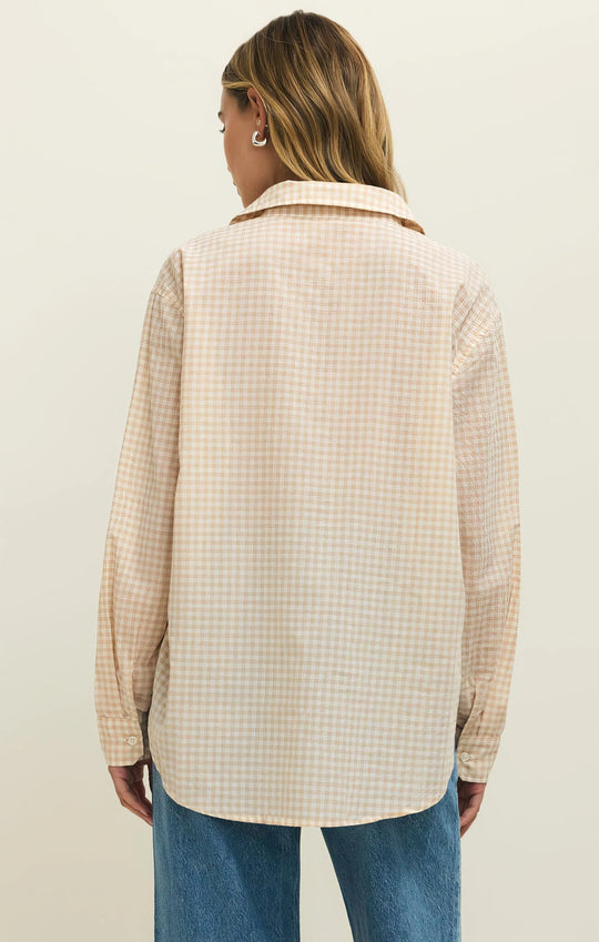 Seaport Button Up Top - Beloved Boutique 