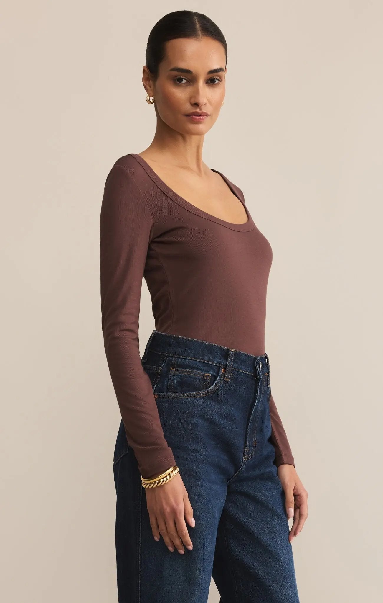 Second Skin Scoop Neck Top - Beloved Boutique