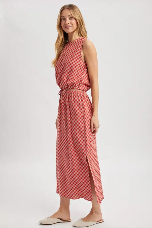 Shay Gingham Set - Beloved Boutique 