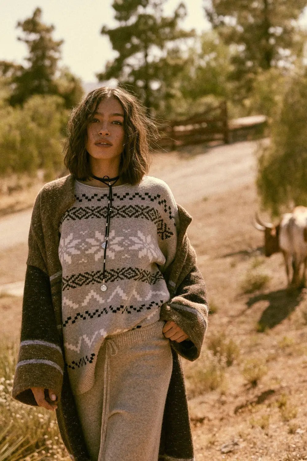 Snowflake Alpine Sweater Promesa