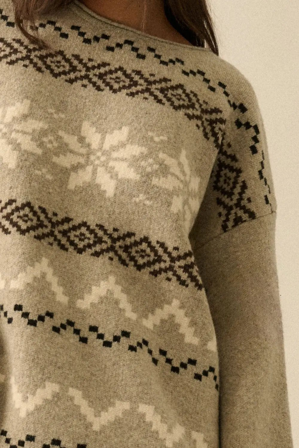 Snowflake Alpine Sweater Promesa