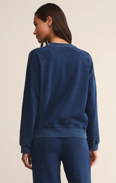 Sport Stripe Boyfriend Sweatshirt Z Supply