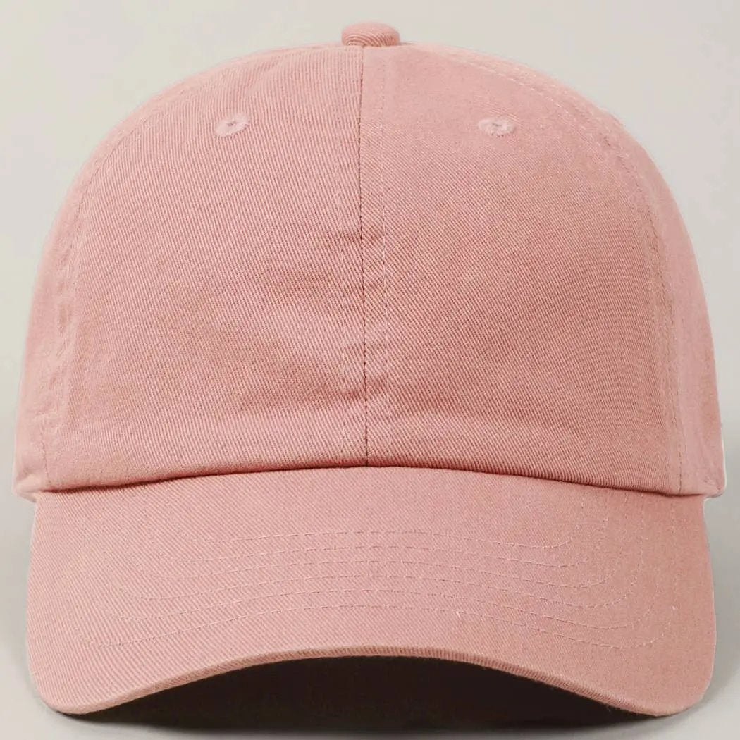 Stone Washed Baseball Cap - Beloved Boutique