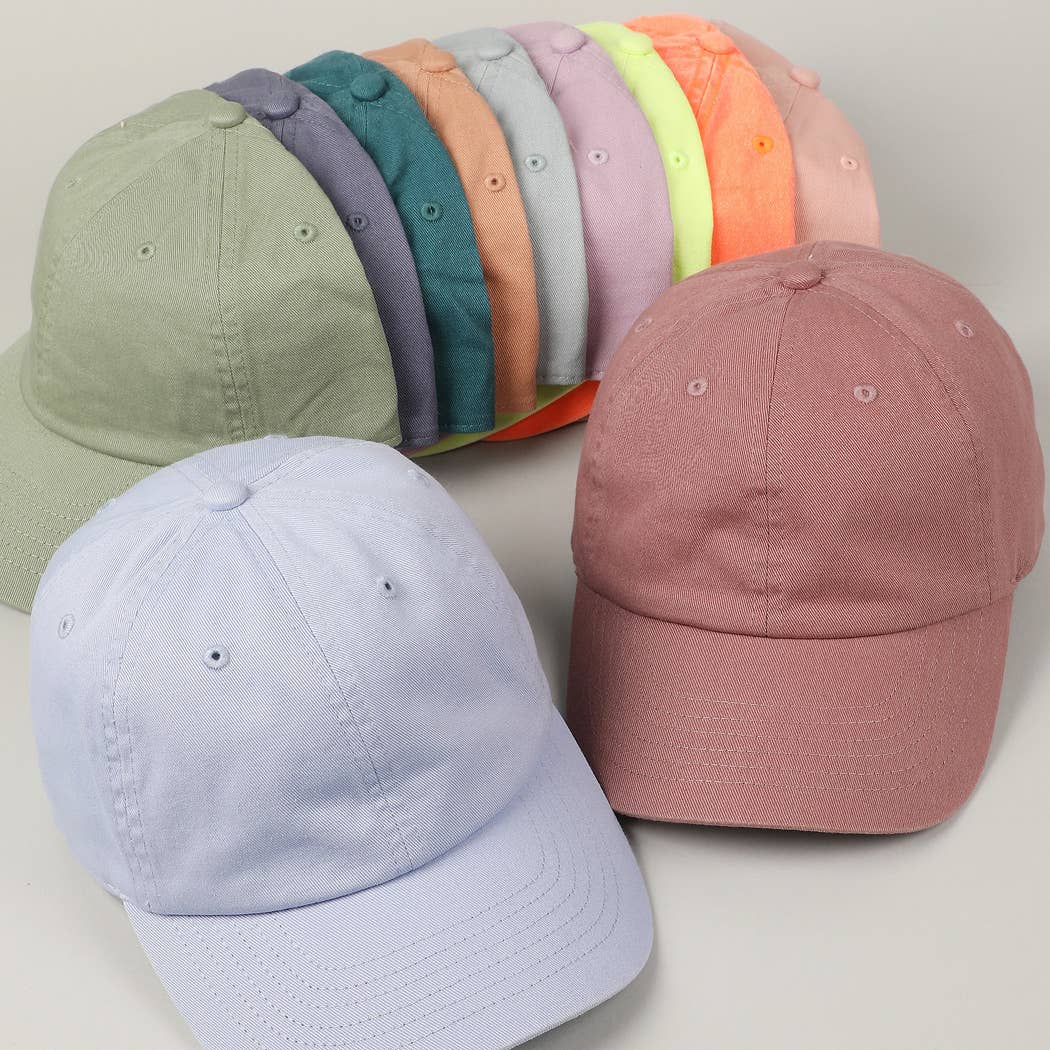 Stone Washed Baseball Cap - Beloved Boutique