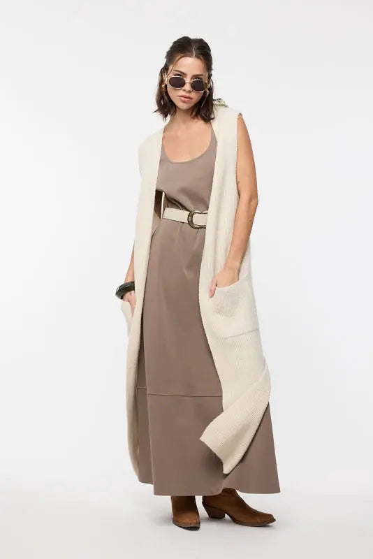 Tate Cardigan Vest - Beloved Boutique 