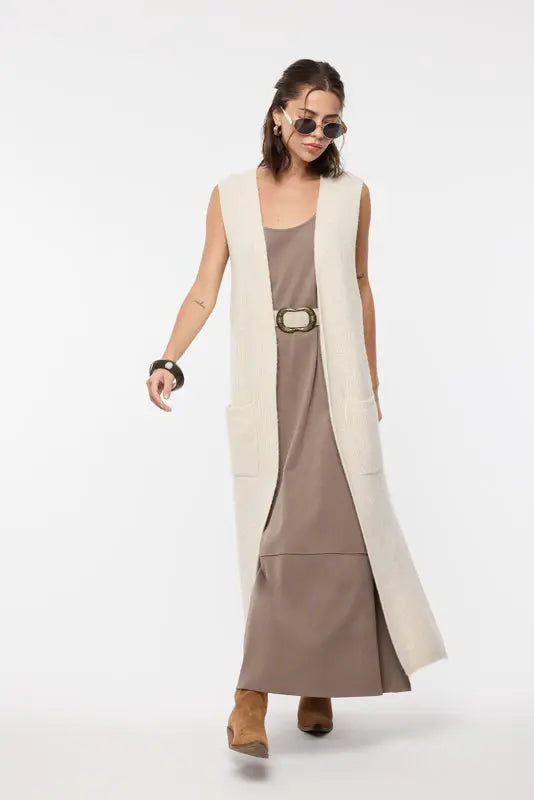 Tate Cardigan Vest - Beloved Boutique 